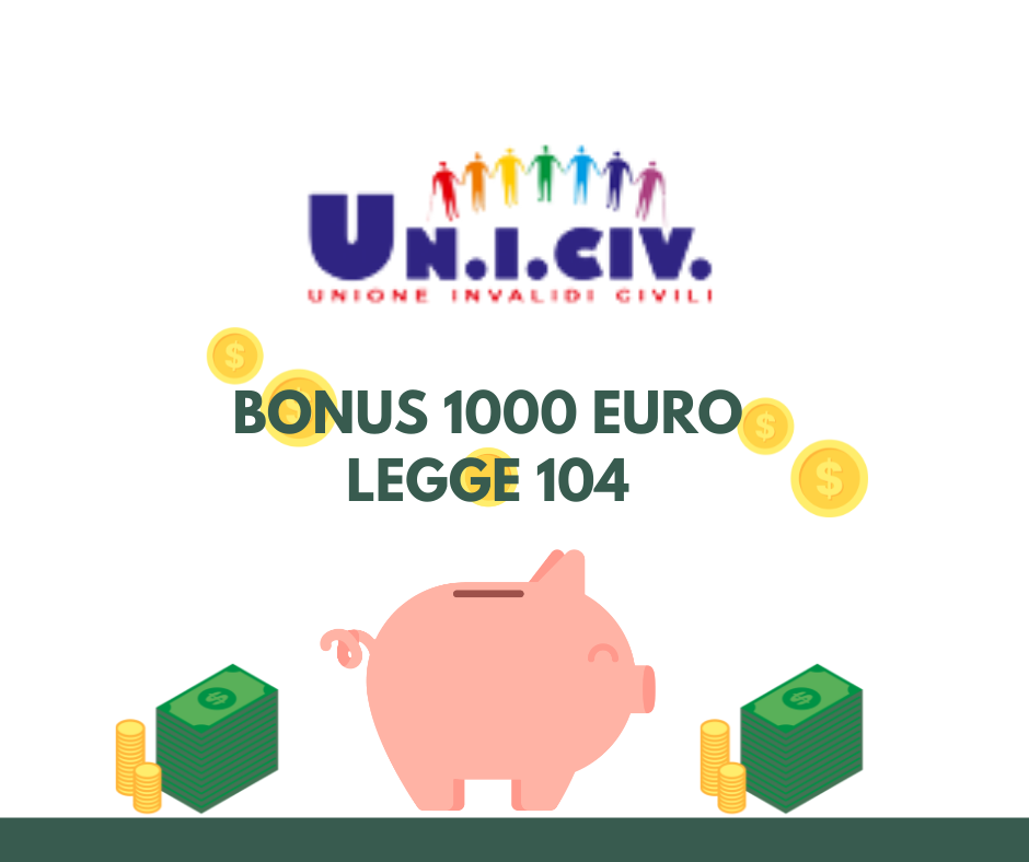 Legge 104: bonus 1000 euro