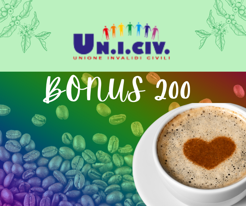Bonus 200 per le persone con invalidità.