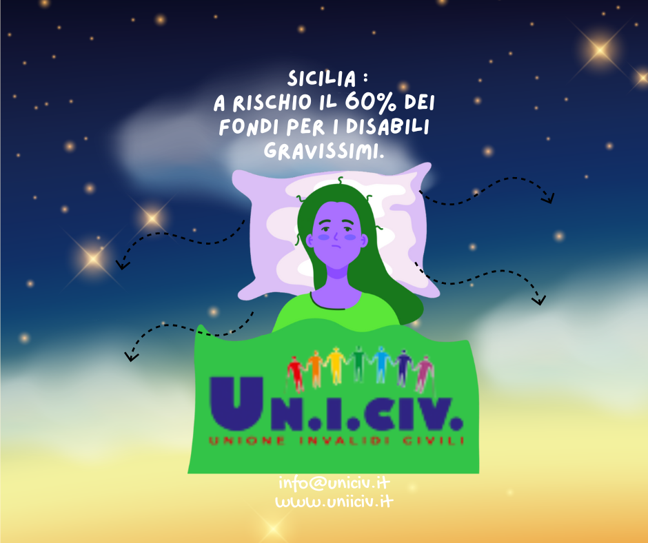 In Sicilia a rischio il 60% dei fondi per i disabili gravissimi.