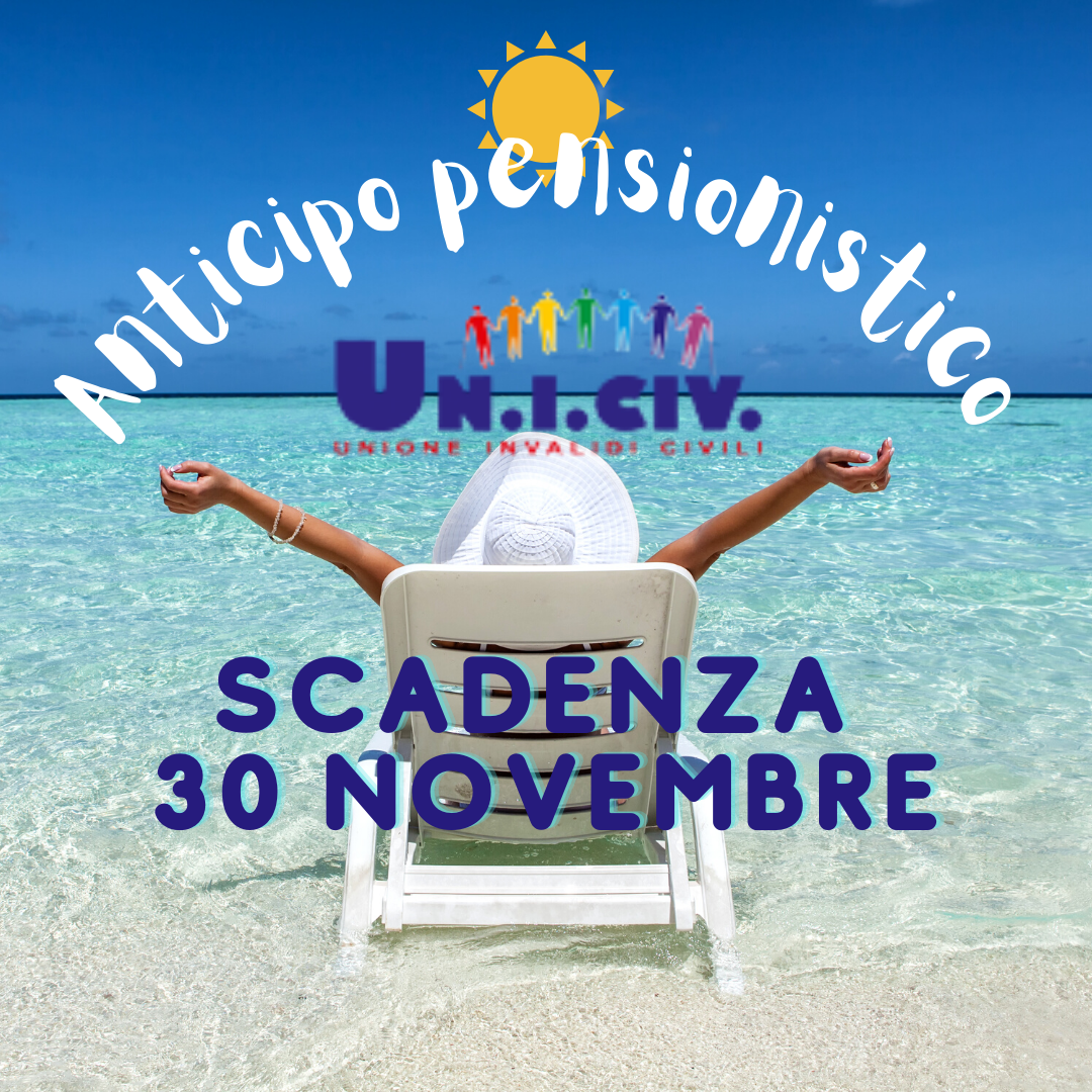 Ape sociale per invalidi e caregiver: scadenza 30 novembre.