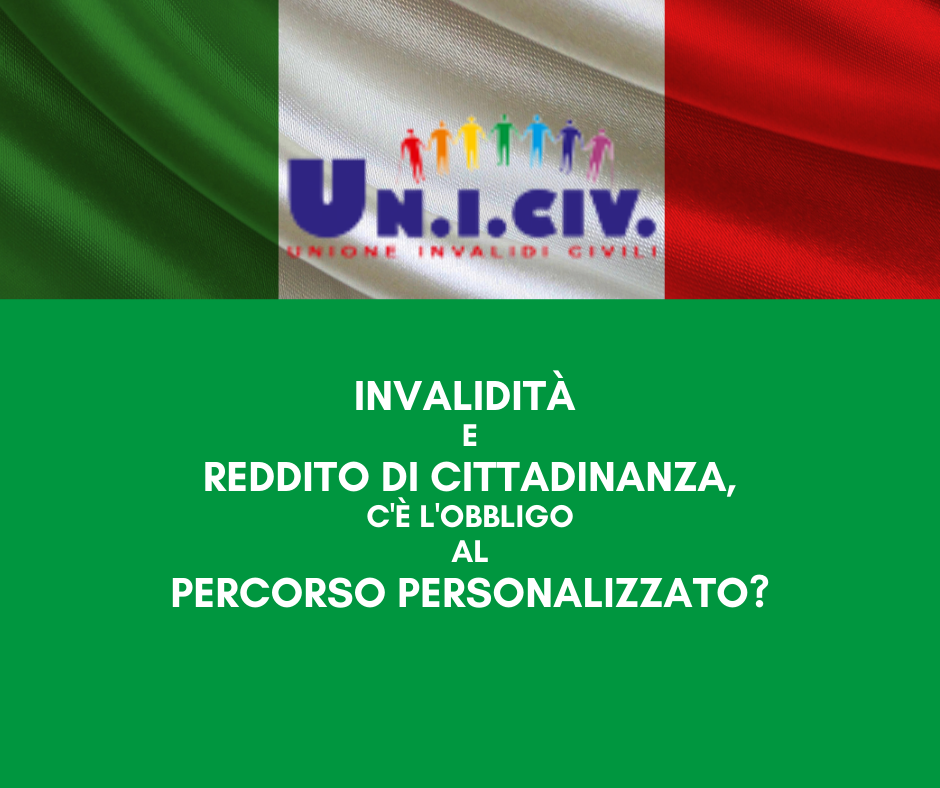 Invalidità e RdC, c’è l’obbligo al percorso personalizzato?