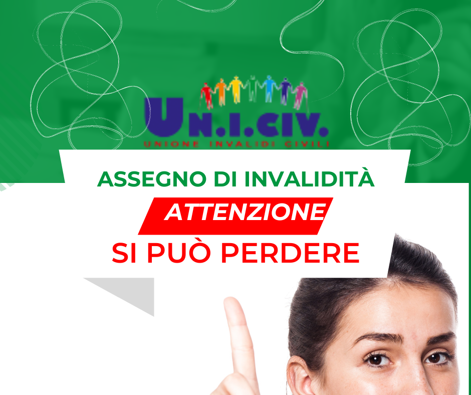 Si può perdere l’assegno di invalidità?