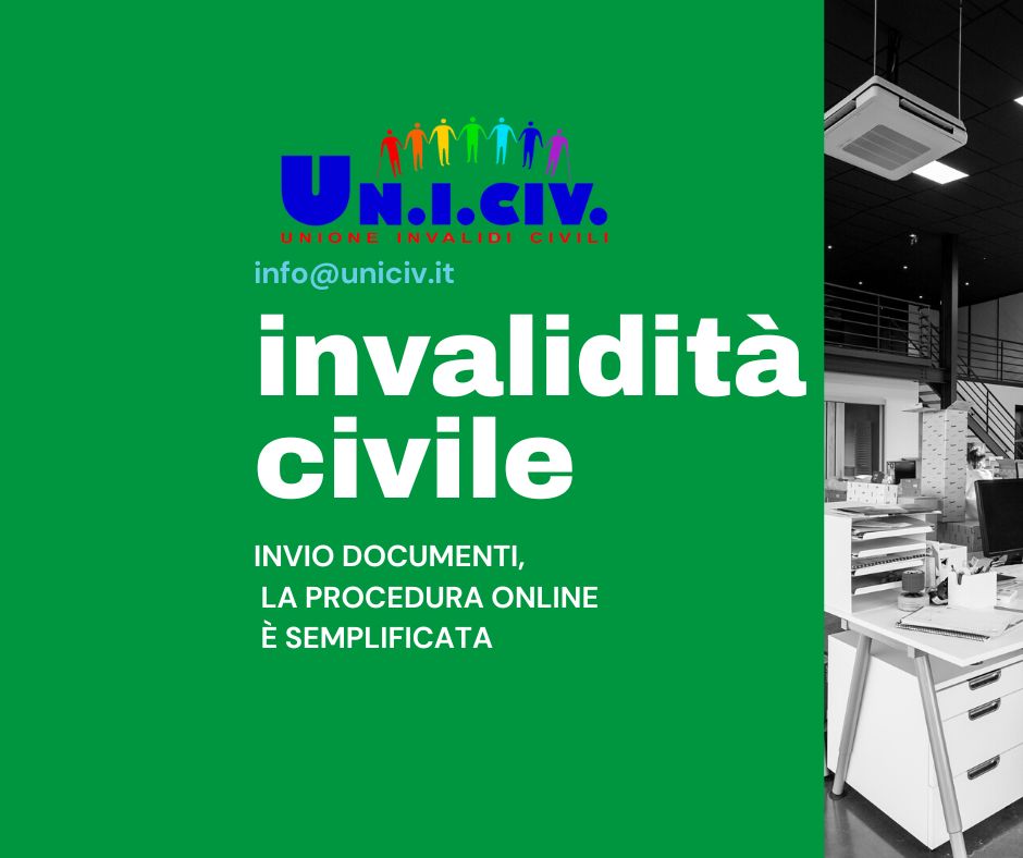 Invio certificazioni Inps per invalidità, è possibile farlo attraverso Uniciv.