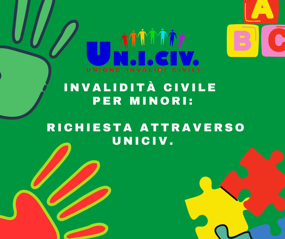Invalidità civile per minori: richiesta attraverso Uniciv.
