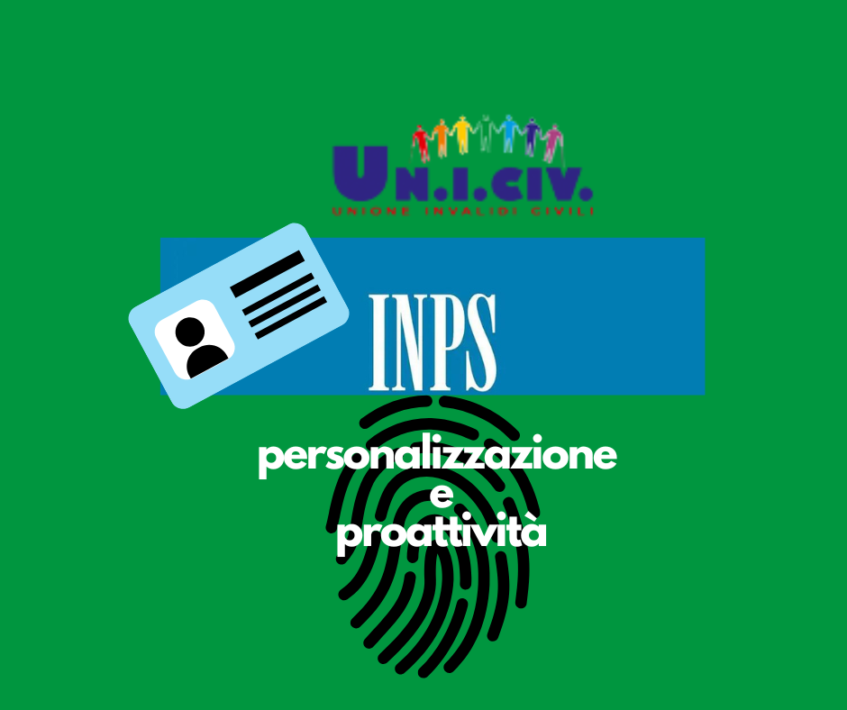 INPS: servizio contenuti personalizzati