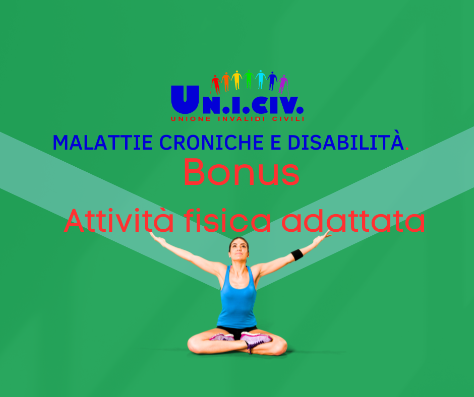 Bonus Attività fisica adattata per chi ha malattie croniche e disabilità.