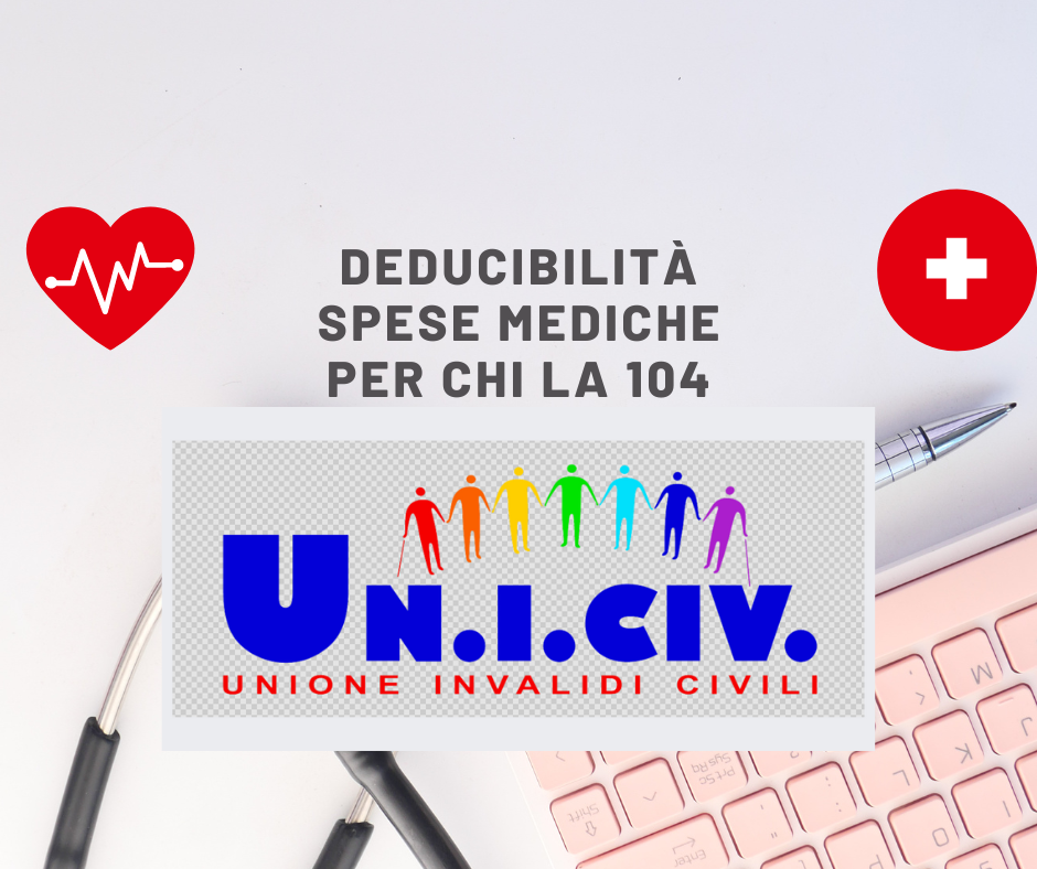 Deducibilità delle spese mediche per chi la 104