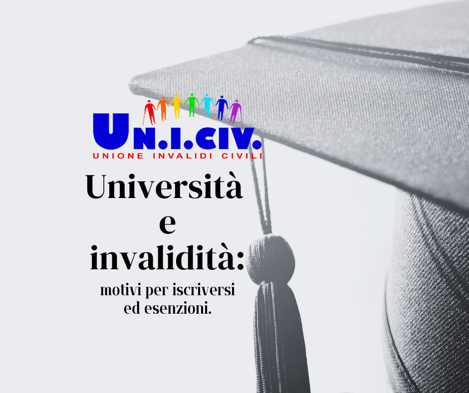 Università e invalidità: motivi per iscriversi ed esenzioni.