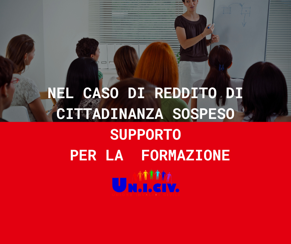 Reddito di cittadinanza sospeso? Dal 1° settembre potresti avere il bonus formazione.