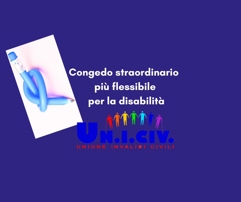 Congedo straordinario più flessibile per la disabilità