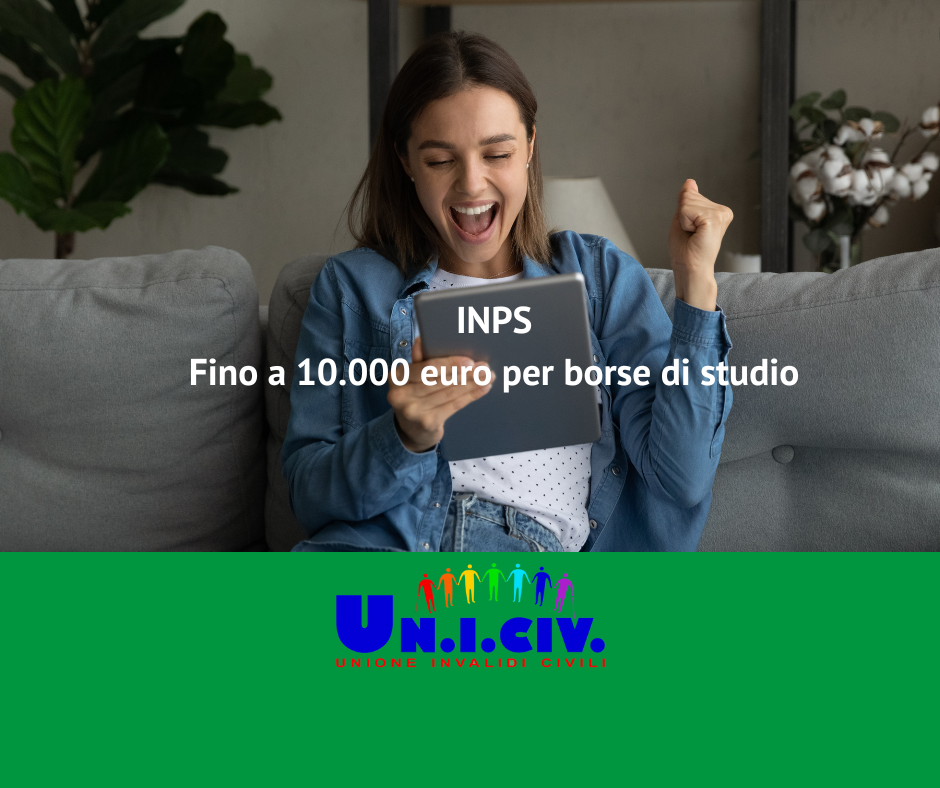 INPS: fino a 10.000 euro per borse di studio