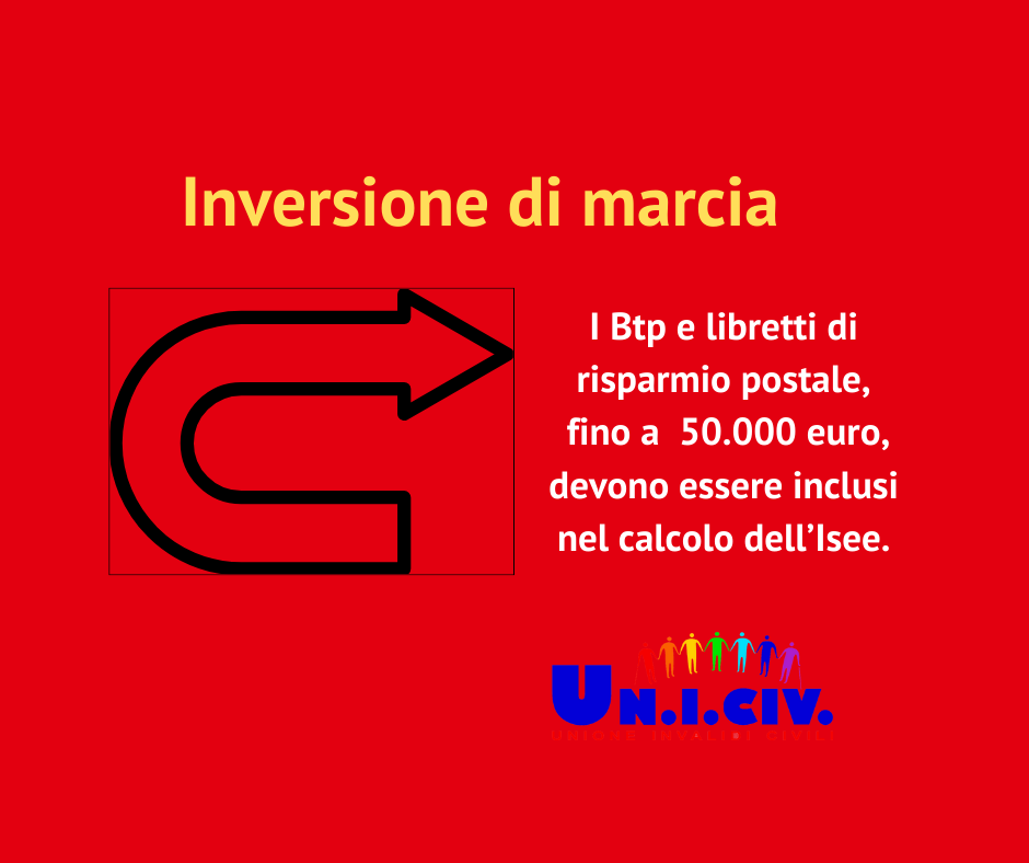 I Btp e libretti di risparmio postale, fino a un valore complessivo di 50.000 euro, devono essere inclusi nel calcolo dell’Isee.